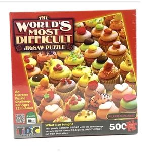 TDC Killer Cupcakes 500 Piece Jigsaw Puzzle NEW